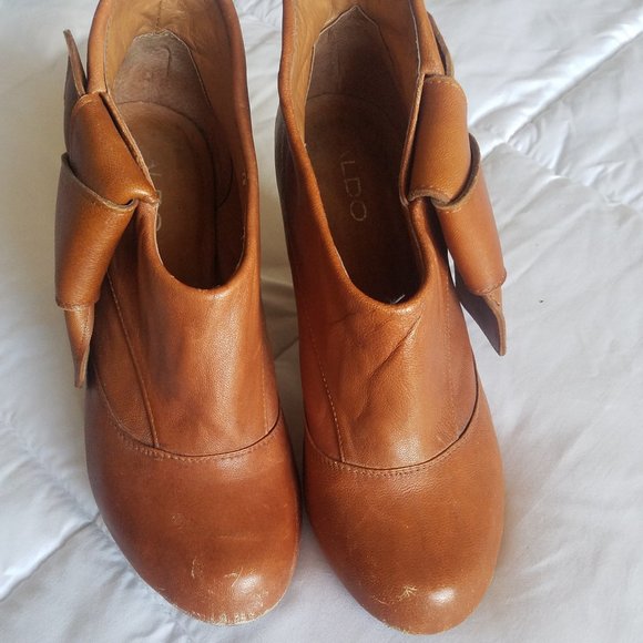 Brown Aldo Booties - Picture 7 of 7